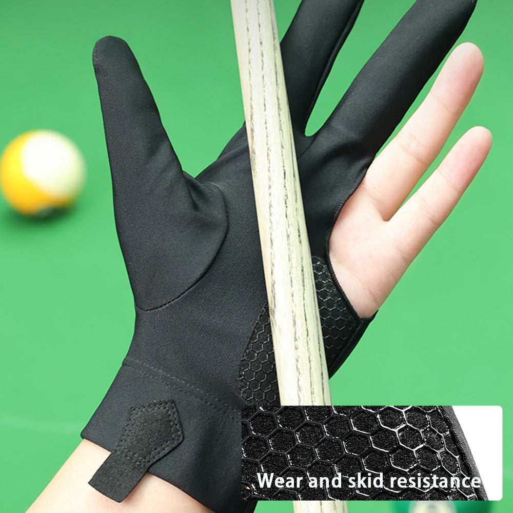 GOLOVEJOY XG67 1Pc 3 Fingers Snooker Billiard Gloves Anti-slip Cue Pool Gloves GOLOVEJOY XG67 1Pc 3 Fingers Snooker Billiard Gloves Anti-slip Cue Pool Gloves
